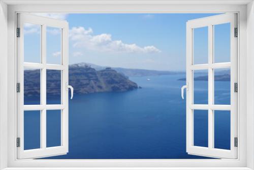 Fototapeta Naklejka Na Ścianę Okno 3D - santorin