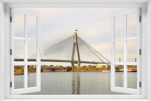 Fototapeta Naklejka Na Ścianę Okno 3D - Anzac Bridge in Sydney, Australia