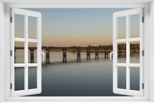 Fototapeta Naklejka Na Ścianę Okno 3D - Ponte sul Mississipi
