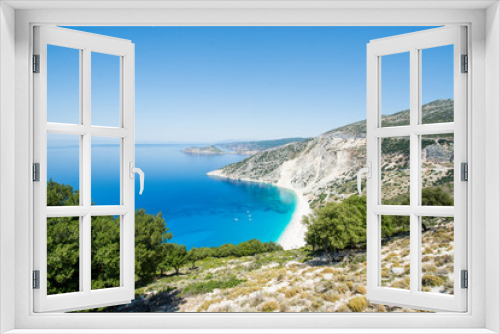 Fototapeta Naklejka Na Ścianę Okno 3D - Sea coastline - summer, hot, island, Greece