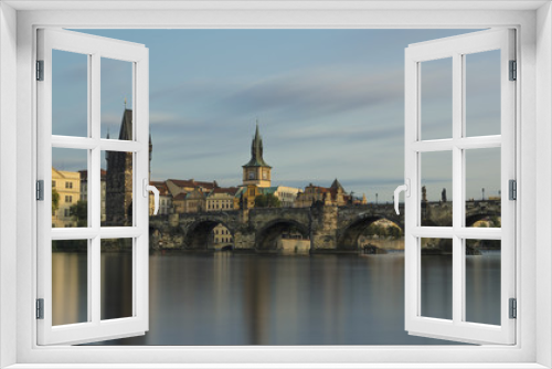 Fototapeta Naklejka Na Ścianę Okno 3D - Charles bridge in Prague