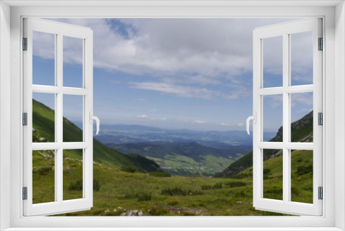 Fototapeta Naklejka Na Ścianę Okno 3D - Europa.Tatry Bielskie.Z Przełęczy Szalony Przechód