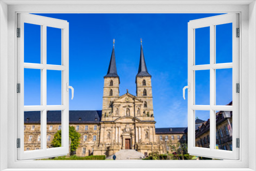 Fototapeta Naklejka Na Ścianę Okno 3D - Michaelsberg Abbey, Bamberg, Germany
