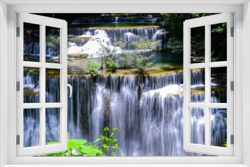 Fototapeta Naklejka Na Ścianę Okno 3D - beautiful waterfall and nice nature