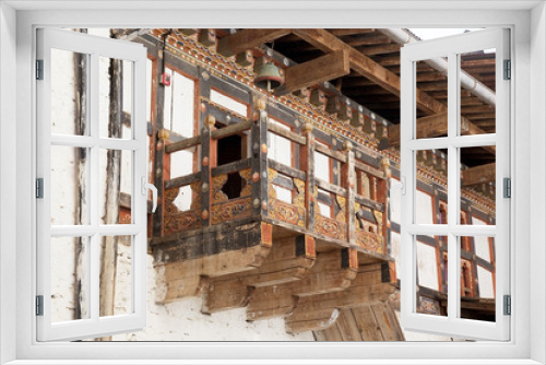 Fototapeta Naklejka Na Ścianę Okno 3D - Trongsa Dzong, Trongsa, Bhutan