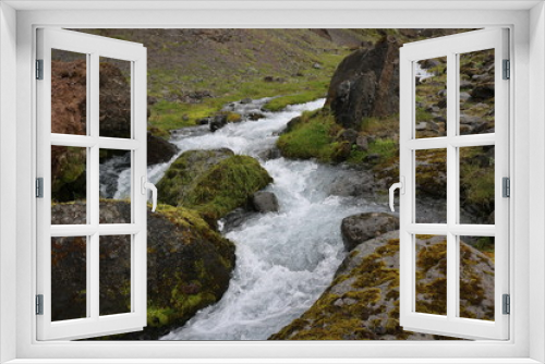 Fototapeta Naklejka Na Ścianę Okno 3D - Clear Stream Iceland