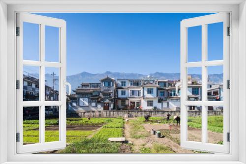 Fototapeta Naklejka Na Ścianę Okno 3D - china dali farmer