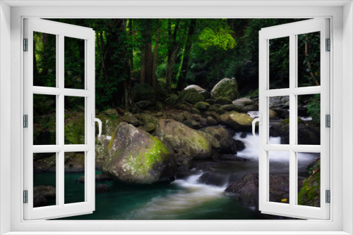 Fototapeta Naklejka Na Ścianę Okno 3D - PALA-U Waterfall
