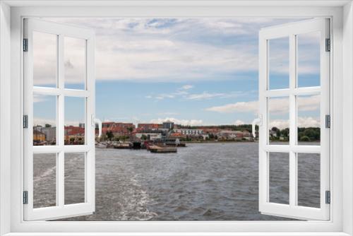 Fototapeta Naklejka Na Ścianę Okno 3D - harbor of Holbaek town in Denmark