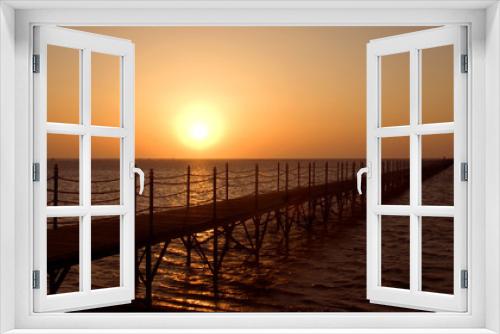 Fototapeta Naklejka Na Ścianę Okno 3D - Sunset in Egypt
