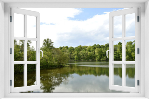 Fototapeta Naklejka Na Ścianę Okno 3D - Peaceful Lake