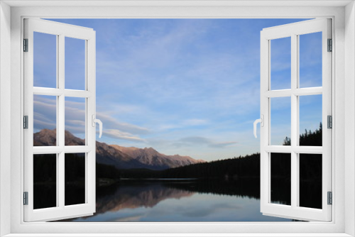 Fototapeta Naklejka Na Ścianę Okno 3D - Canada alberta lake banff 