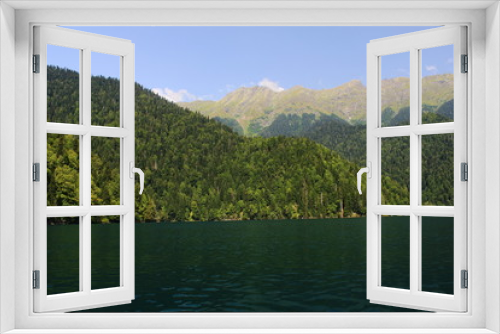Fototapeta Naklejka Na Ścianę Okno 3D - lake in mountain