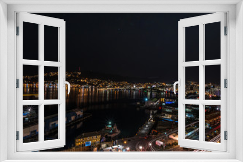 Fototapeta Naklejka Na Ścianę Okno 3D - Wellington at night