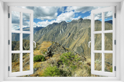 Fototapeta Naklejka Na Ścianę Okno 3D - Huamanmarca in Nor Yauyos Cochas, Peru