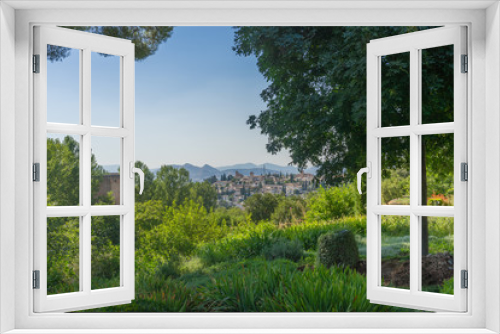 Fototapeta Naklejka Na Ścianę Okno 3D - Alhambra