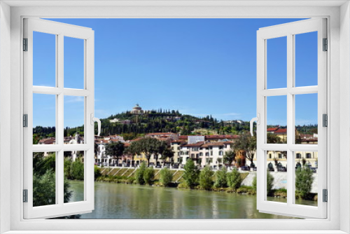 Fototapeta Naklejka Na Ścianę Okno 3D - Stadtpanorama von Florenz