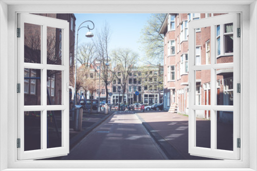 Fototapeta Naklejka Na Ścianę Okno 3D - Streets of amsterdam