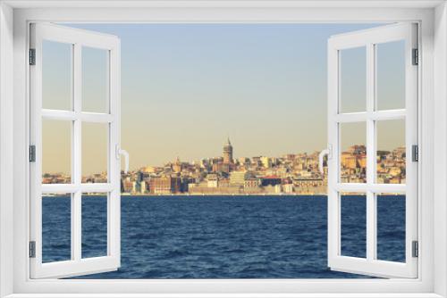 Fototapeta Naklejka Na Ścianę Okno 3D - View of Galata Tower From a Sunny Day