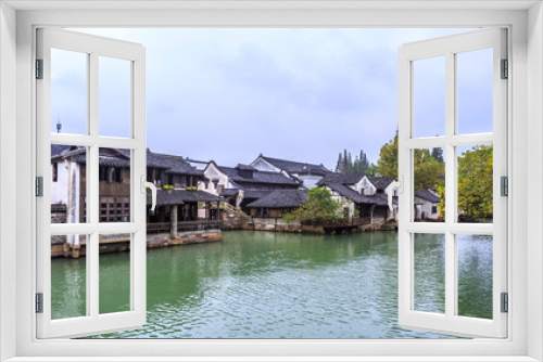 Fototapeta Naklejka Na Ścianę Okno 3D - China ancient town, Wuzhen