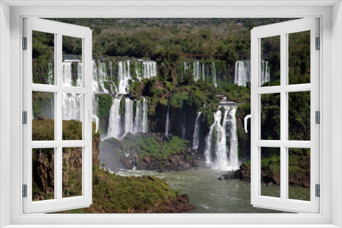 Fototapeta Naklejka Na Ścianę Okno 3D - Chutes d'Iguazu, côté brésilien - 4
