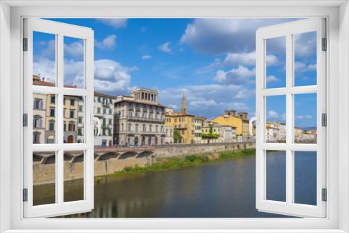 Fototapeta Naklejka Na Ścianę Okno 3D - River Arno in the city of Florence