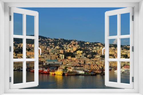 Fototapeta Naklejka Na Ścianę Okno 3D - Genua in Italien