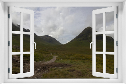 Fototapeta Naklejka Na Ścianę Okno 3D - Glen Coe - Schottisches Hochland