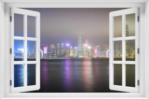 Fototapeta Naklejka Na Ścianę Okno 3D - Cityscape of Hong Kong, China