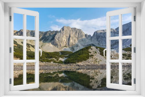 Fototapeta Naklejka Na Ścianę Okno 3D - Sinanitsa peak and lake Sunrise, Pirin Mountain, Bulgaria