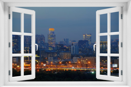 Fototapeta Naklejka Na Ścianę Okno 3D - Panoramic views of the city of Moscow.