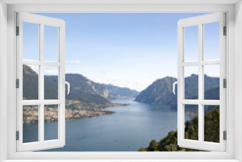 Fototapeta Naklejka Na Ścianę Okno 3D - Lago di Como