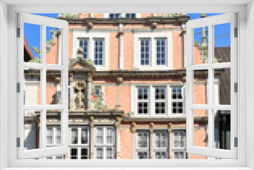 Fototapeta Naklejka Na Ścianę Okno 3D - Leist-Haus Hameln