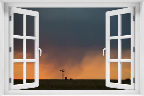 Fototapeta Naklejka Na Ścianę Okno 3D - Storm Landscape