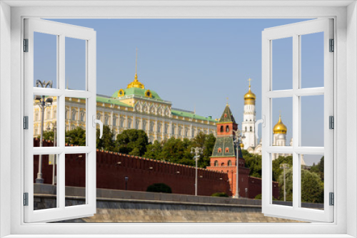 The Kremlin, view from river, Moscow.