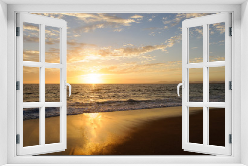 Fototapeta Naklejka Na Ścianę Okno 3D - Ocean Sunset