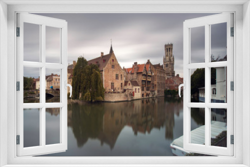 Fototapeta Naklejka Na Ścianę Okno 3D - Bruges canal