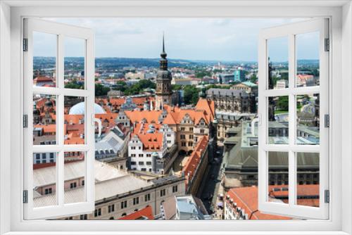 Aerial view of downtown Dresden