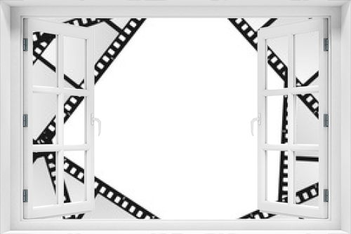 Fototapeta Naklejka Na Ścianę Okno 3D - Cinema Movie Film Stripe or Reel Background. Vector
