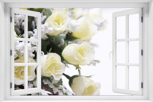 Fototapeta Naklejka Na Ścianę Okno 3D - 造花のバラ