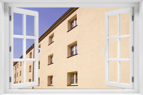 Fototapeta Naklejka Na Ścianę Okno 3D - Modernes Wohnhaus