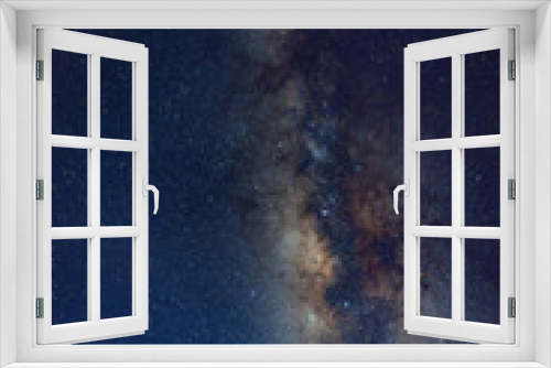 Fototapeta Naklejka Na Ścianę Okno 3D - Vertical Milky way