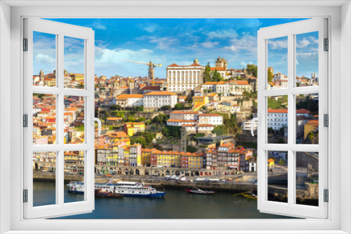 Fototapeta Naklejka Na Ścianę Okno 3D - Panoramic view of Porto