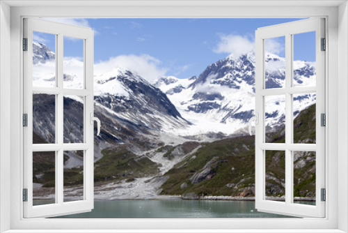 Fototapeta Naklejka Na Ścianę Okno 3D - Glacier Bay Mountains