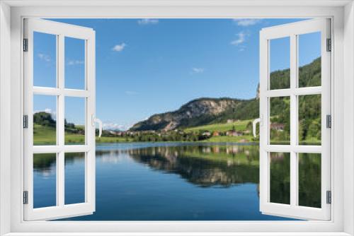 Fototapeta Naklejka Na Ścianę Okno 3D - The mountain lake Thiersee in Tyrol, Austria