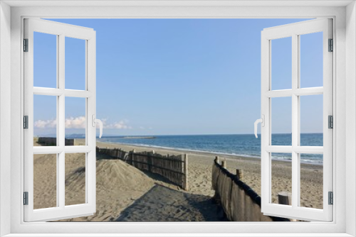 Fototapeta Naklejka Na Ścianę Okno 3D - 茅ヶ崎海岸