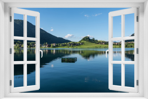 Fototapeta Naklejka Na Ścianę Okno 3D - The mountain lake Thiersee in Tyrol, Austria