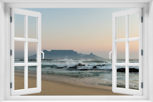 Fototapeta Naklejka Na Ścianę Okno 3D - Cape Town (view from Bloubergstrand)