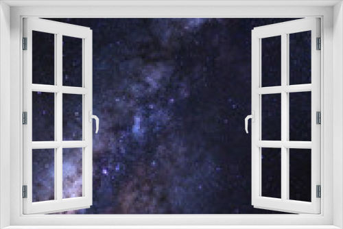 Fototapeta Naklejka Na Ścianę Okno 3D - milky way galaxy with stars and space dust in the universe