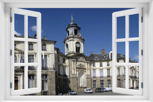 Fototapeta Naklejka Na Ścianę Okno 3D - place de la Mairie de Rennes